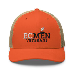ECMen Heritage Trucker Cap - VETERANS EDITION (Orange)