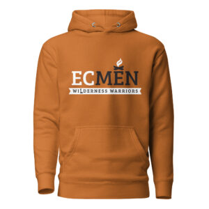 ECMen Wilderness Warriors Dad Premium Hoodie – Burnt Orange